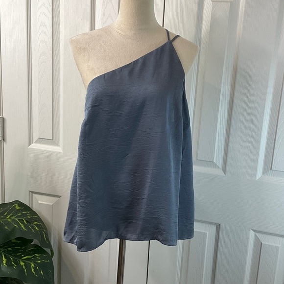 a new day Tops - A New Day Women's Size Large L One
Shoulder Tank Top Blue Size L